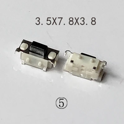 Pack of 50 Micro Button Light Touch Switches - Momentary Tactile SMD PCB Mount