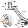 Retractable Universal 1440 °Swivel Robotic Arm Swivel Extension Faucet Aerator Kitchen Sink Faucet Extender 2 Water Flow Mode 6