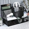 1PC Pen Holder Large Capacity Metal Desktop Storage Box for Office and School Supplies 5