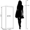 Gun Safe for Home Rifles and Shotgun, 8-12 Gun Cabinet for Rifles and Pistols,  Electronic Gun Cabinet with Removable Shelf 3