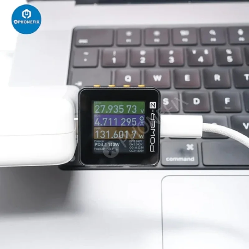 POWER-Z KM003C USB Cable Tester Digital Voltmeter Ammeter