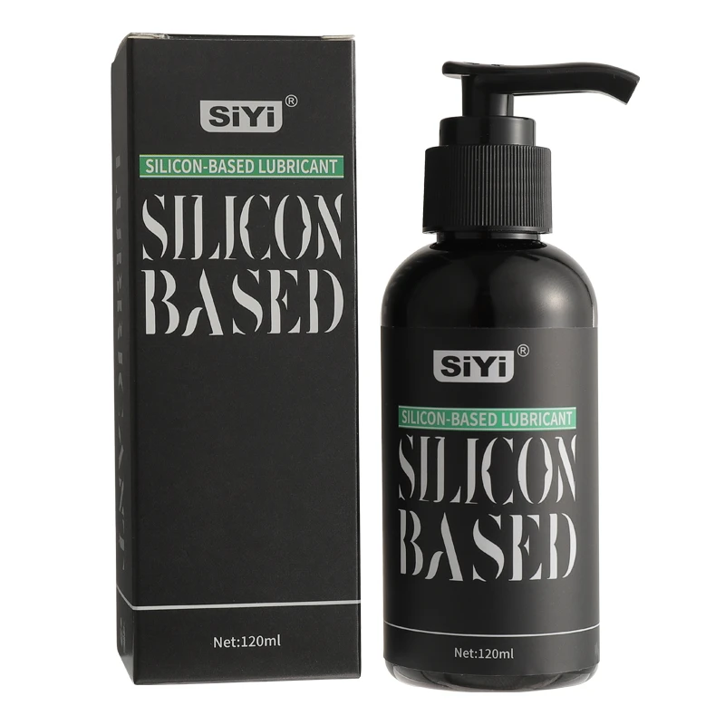 120ml/300ml Silicone-Based Lube with Press Pump, Long-Lasting Stringy Anal Lubricant Suitable for Bathroom and Underwater Use