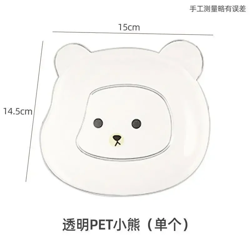 Lovely Bear Food Storage Tray Dried Fruit Snack Plate Appetizer Serving Platter Party Candy Pastry Nuts Dish 1 Pcs