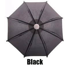 Miniature Doll Umbrella Toy - Charming Accessory & Birthday Gift (Black)