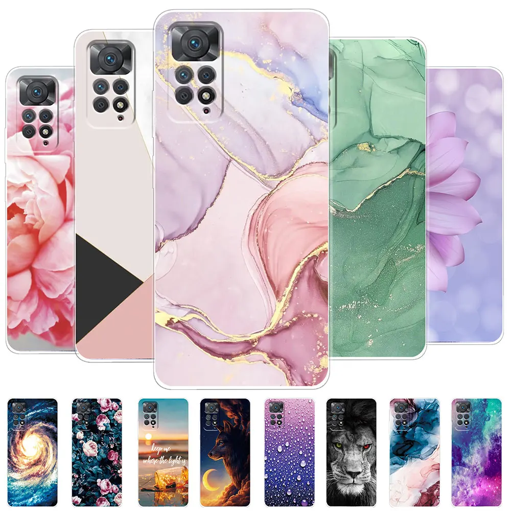 Per Redmi Note 11 Pro 5G Custodia Per Xiaomi Redmi Note 11 11S Custodia Morbida In Silicone Trasparente Per Telefono Redmi Note 12 4G Fundas