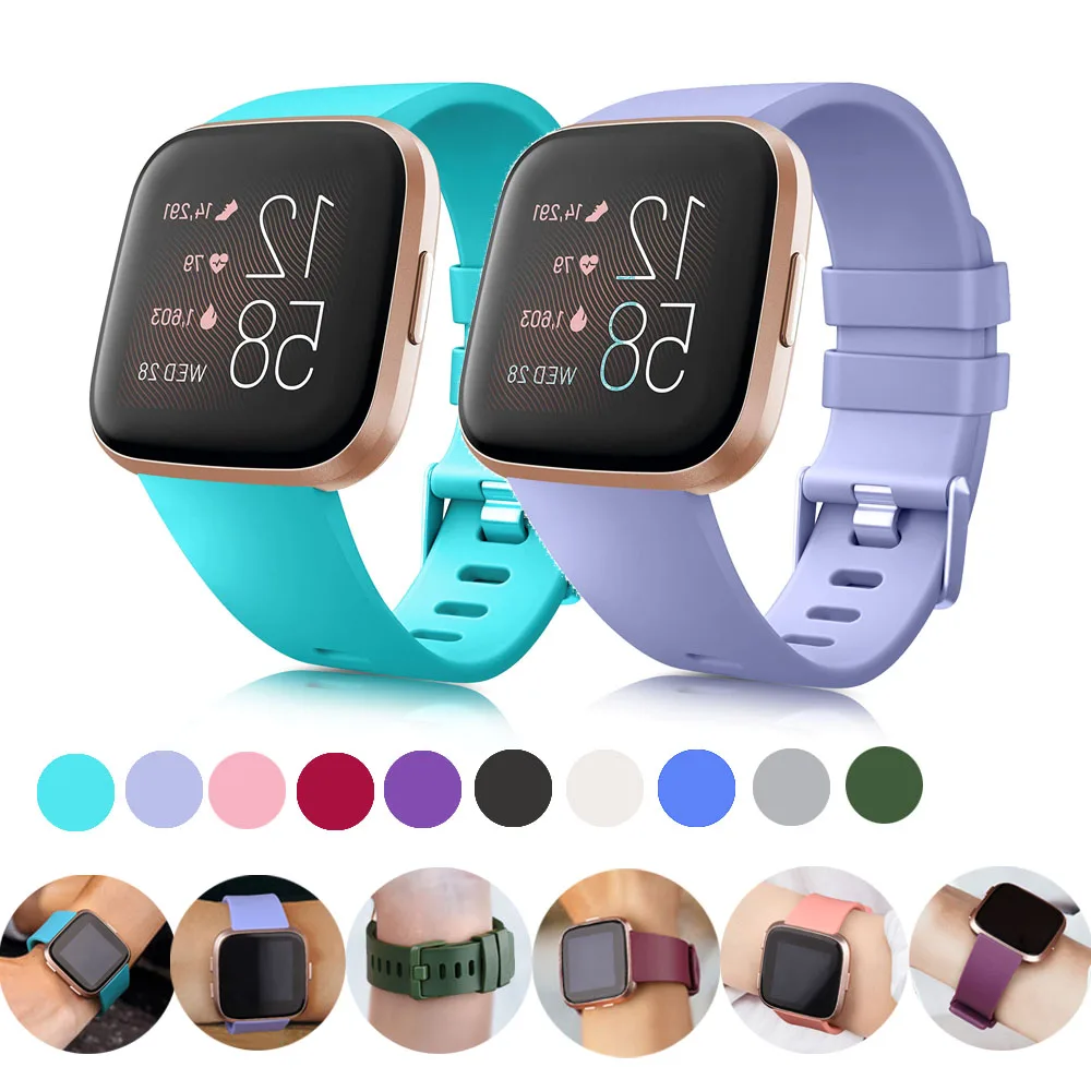 

Умные часы аксессуары для Fitbit VersaVersa 2 ремешок спортивный сменный Браслет ремешок для Fitbit Versa Lite ремешок для часов