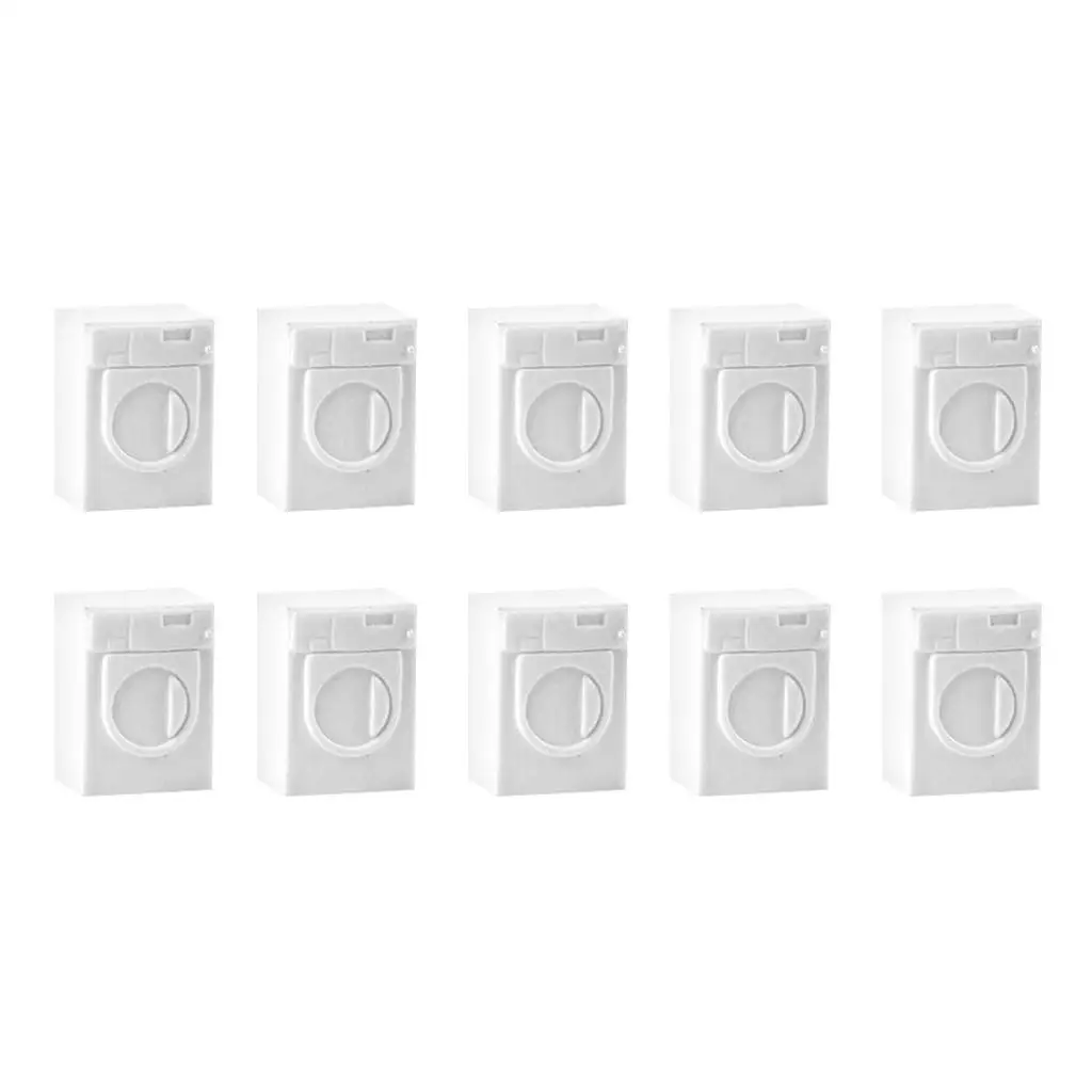 2-4pack Doll House Decoration Indoor Furniture Washer Wash Machine Set 1/50 O