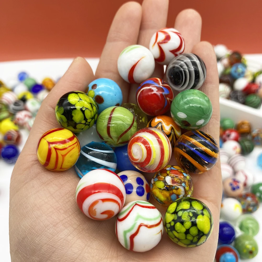 G3 Creative Handmade Glass Marbles Balls Rarity Children Puzzle Game Toys New Year Gifts Kids Home Decor Collection