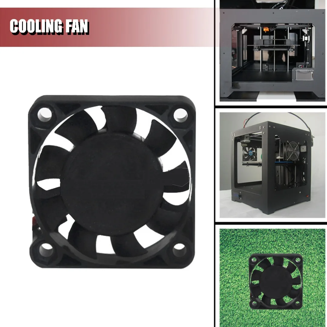 24V 3D Printer Part 4010 Cooling Fan Durable Hydraulic Bearing Fans Humidifying Aroma Diffuser With 30cm Cable Line