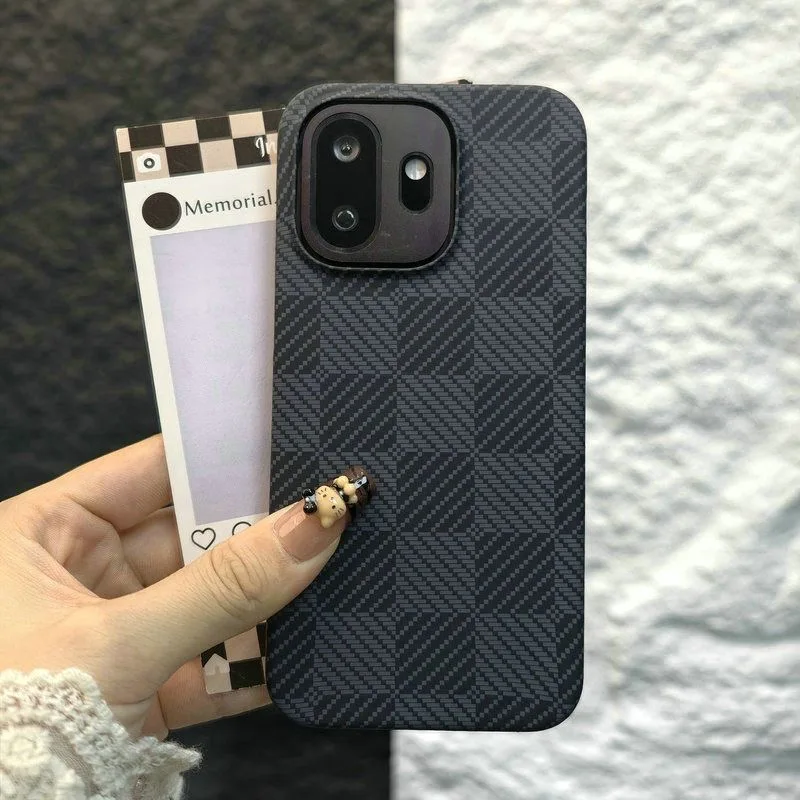 Luxury Carbon Fibre Kevlar Texture Armor Case - Ultra Thin Hard Plastic Cover
