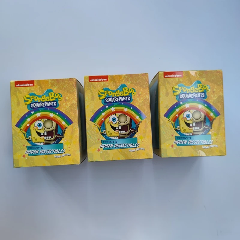 子供と大人のためのフィギュアJaxjasonfreeny spongebab,第3世代