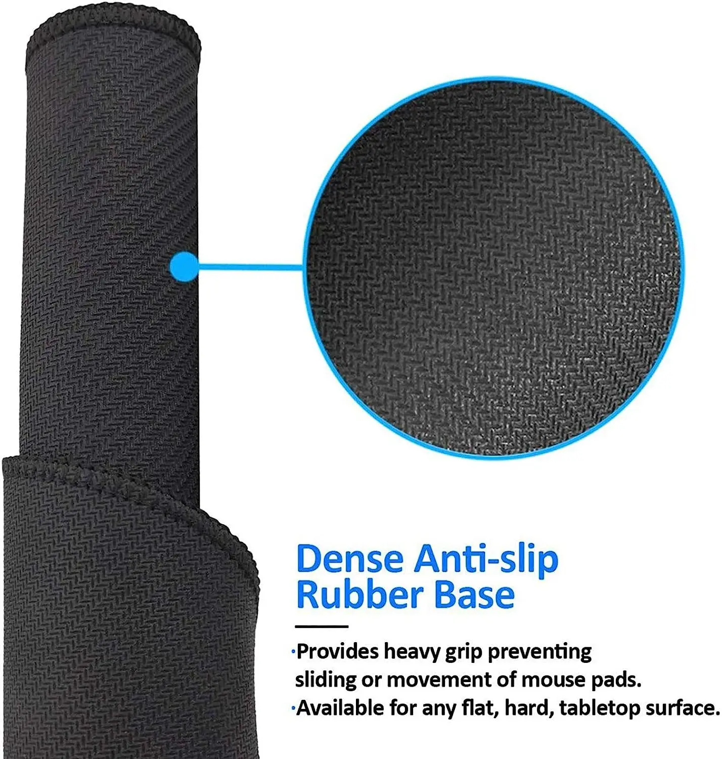 재미있는 Tabby 고양이 반다나 게임용 마우스 패드, 미끄럼 방지 고무 마우스 패드, 사무실 컴퓨터용 방수 마우스 매트, 7.9 인치 x 7.9