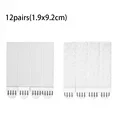 Removable Adhesive Strips for Picture Hanging and Decoration, No Damage to Walls, 12/24 Pairs (12pairs -L)