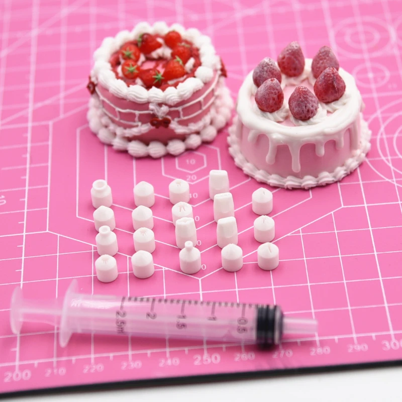 19pcs Set Mini Nozzle for Pottery Clay Dessert Food Toy Milk Cream