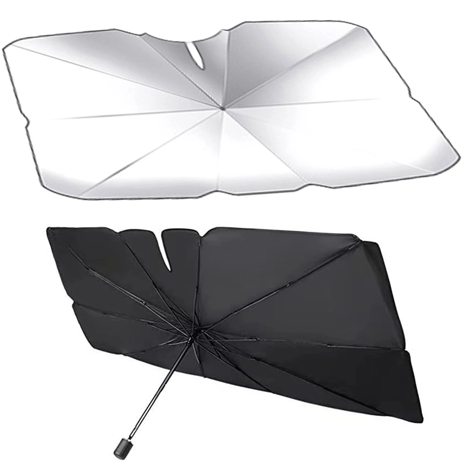 Parasol plegable para de coche, para parabrisas, Protector de parabrisas, paraguas protección UV| | - AliExpress