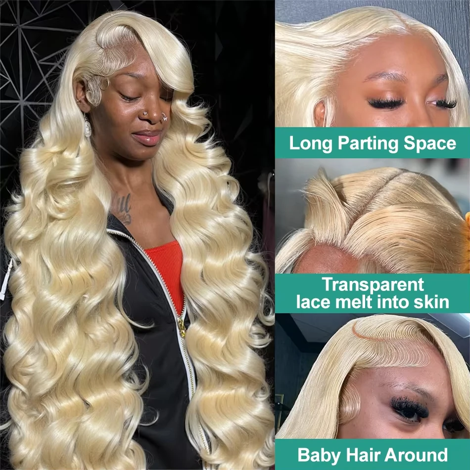 WeWave 613 Hd Lace Frontal Wig 13x6 Body Wave Human Hair Wigs Honey Blonde Wig 13x4 Lace Front Human Hair Wig Pre Plucked