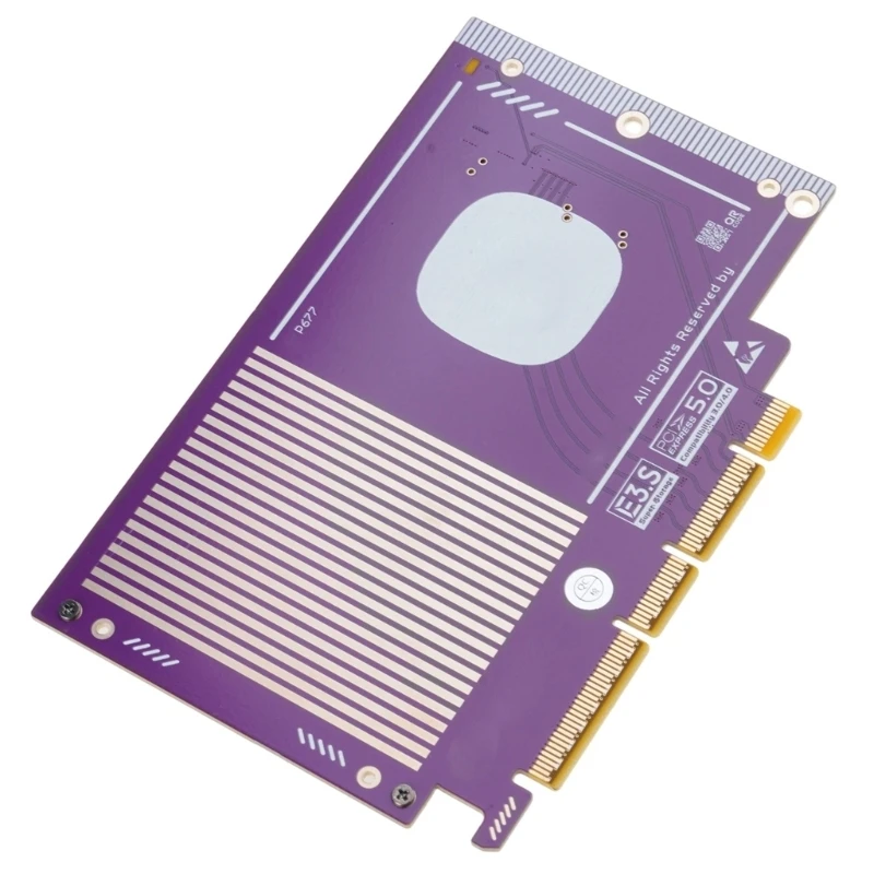 128Gbps 데이터 전송 속도를 갖춘 NVMe SSD용 다중 슬롯 E3.S 어댑터 카드