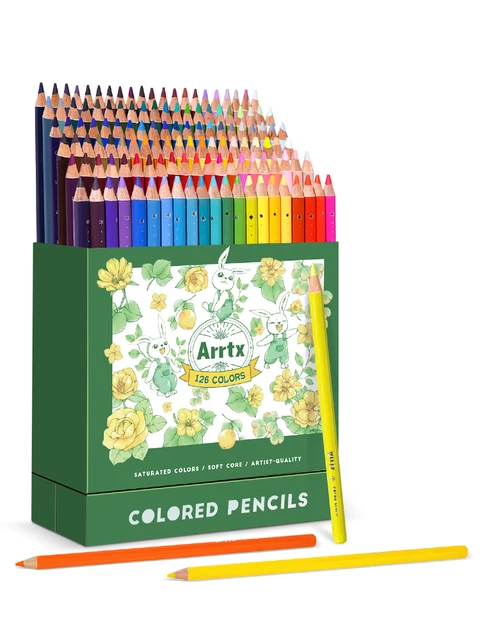 Arrtx Colored Pencils 72 Colors Professional Soft Lead Colored Pencils Set