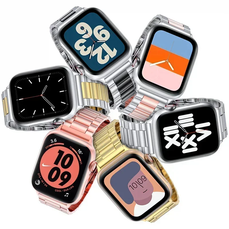Für Apple Watch Band 41mm 40mm 44mm 46mm 38mm 42mm 45mm Metall iWatch Band mit Gehäuse für Apple Watch Serie 10 9 8 7 6 5 4 3 SE – Detail 22