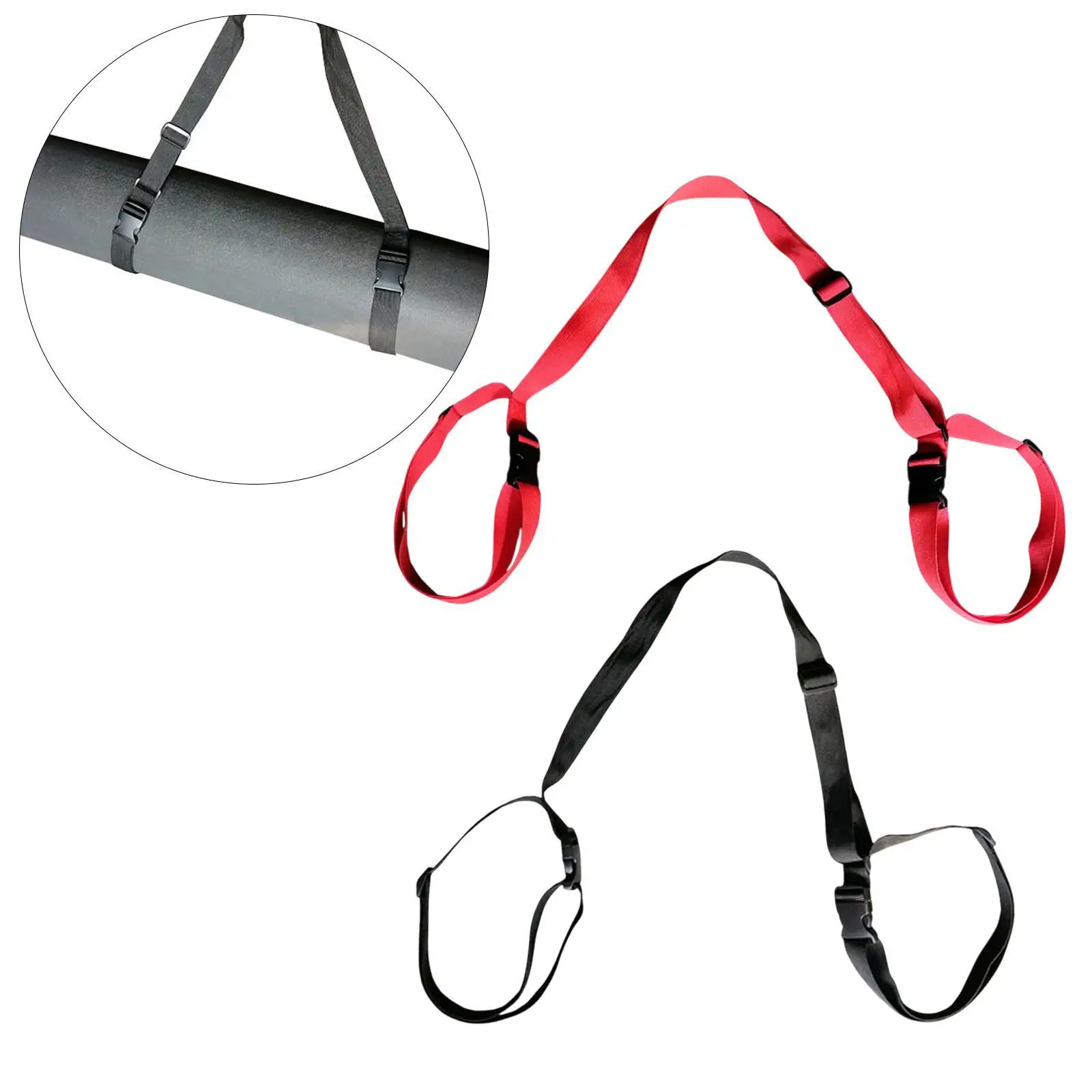 Yoga Mat Carrier Strap Adjustable Shoulder Belt Yoga Mat Holder Yoga Mat Sling for Fitness Camping Home Pilates Pilates Mat