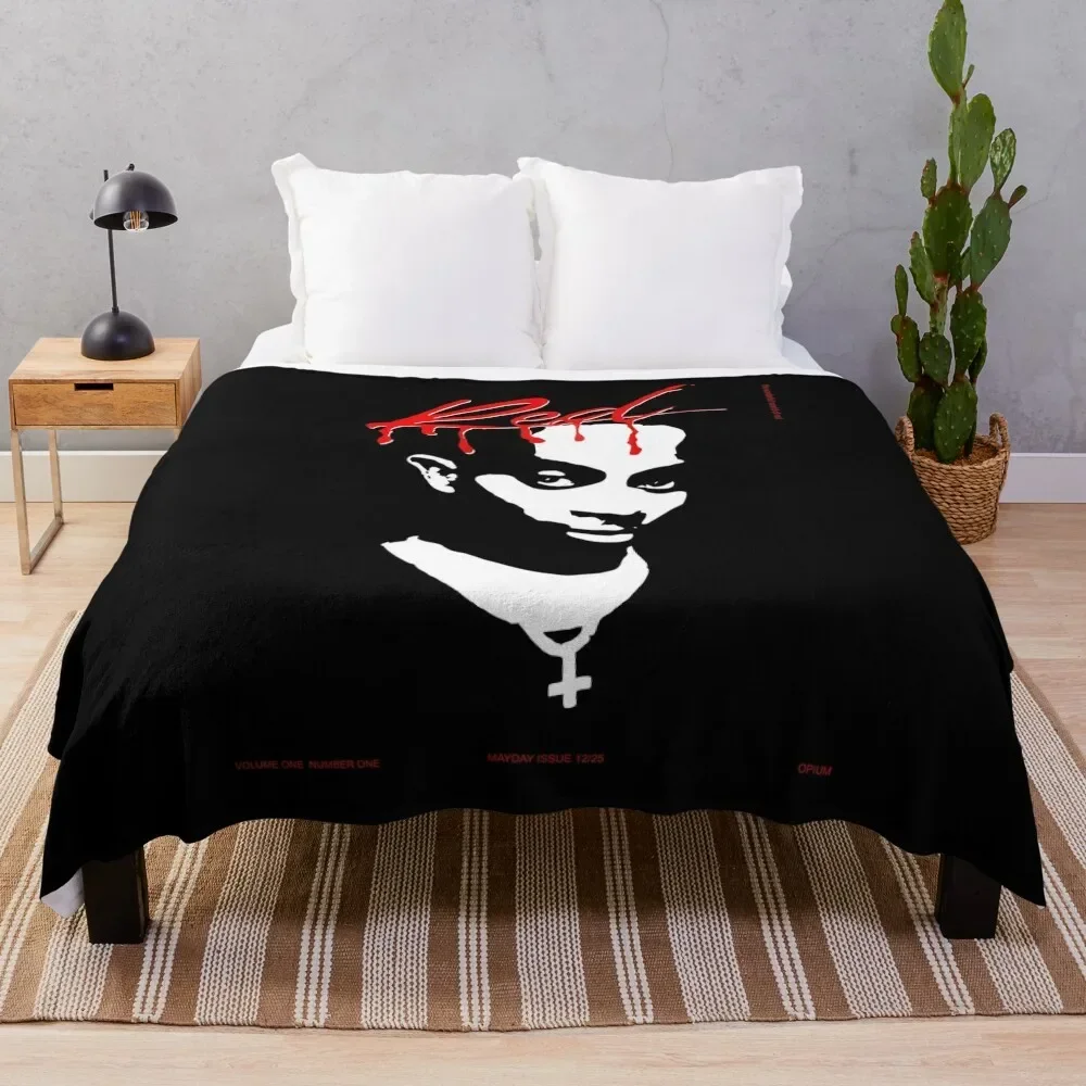 

Whole Lotta Red, Carti Throw Blanket warm for winter Luxury anime Blankets