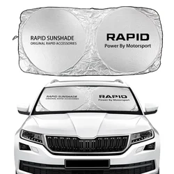Premium Car Windshield Sunshade Cover and Accessories (For Rapid)