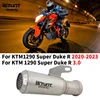 Slip For KTM 1290 Super Duke R 3.0 2020 - 2023 Titanium alloy Motorcycle Exhaust Motocross Espace Moto Exhaust System Muffler