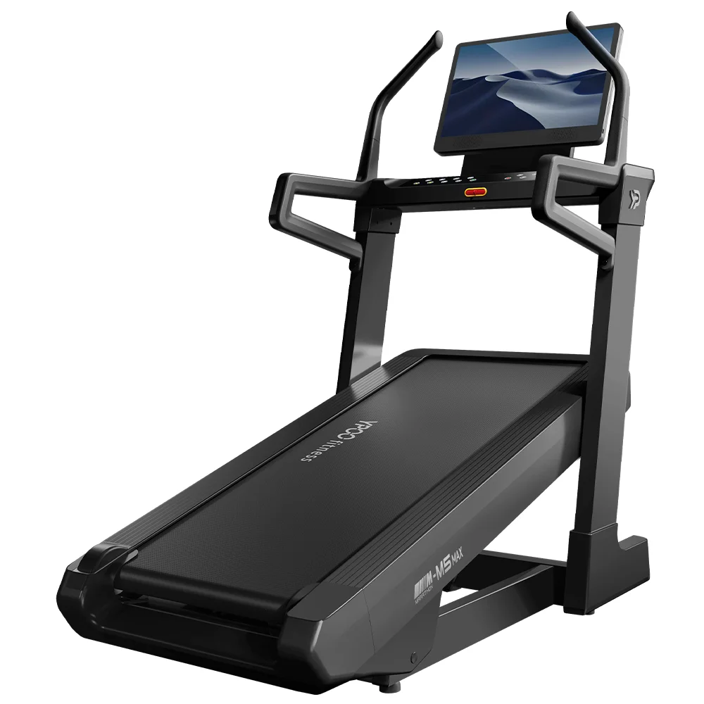 Motorized Treadmill Large Slope 52 Levels Incline Adjustment Gym Fitness Treadmill Home Running Machine Factory
