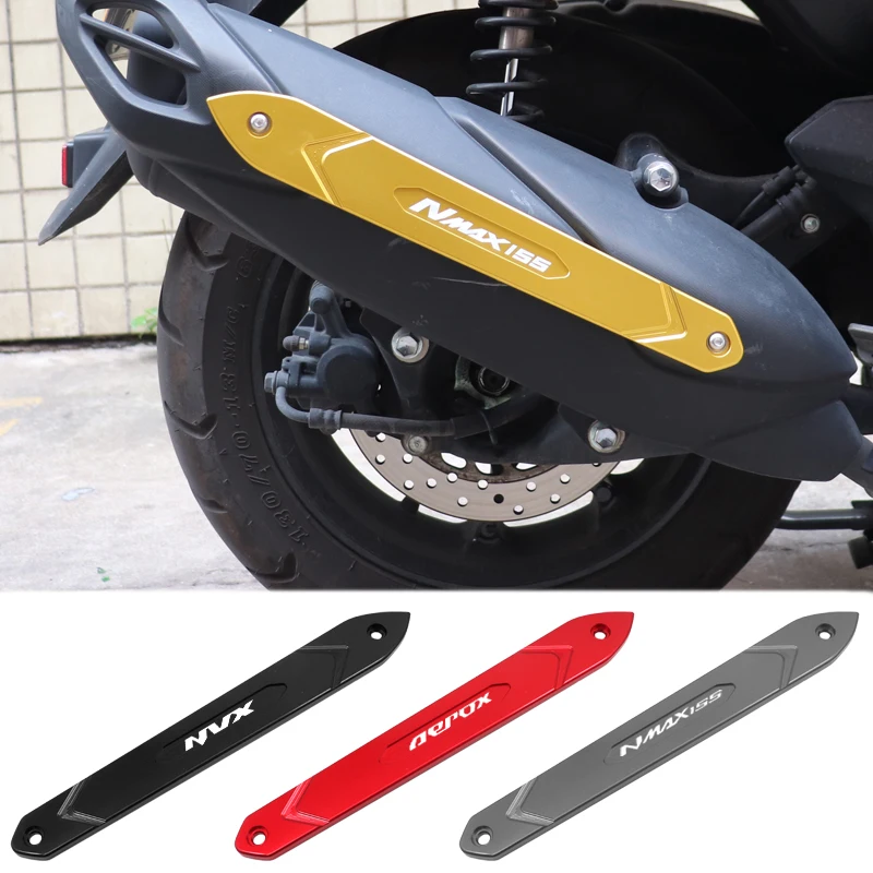 

Motorcycle Accessories for YAMAHA NMAX155 NVX155 AEROX155 NMAX NVX AEROX 155 125 Exhaust Heat Dhield Protector Guard Cover