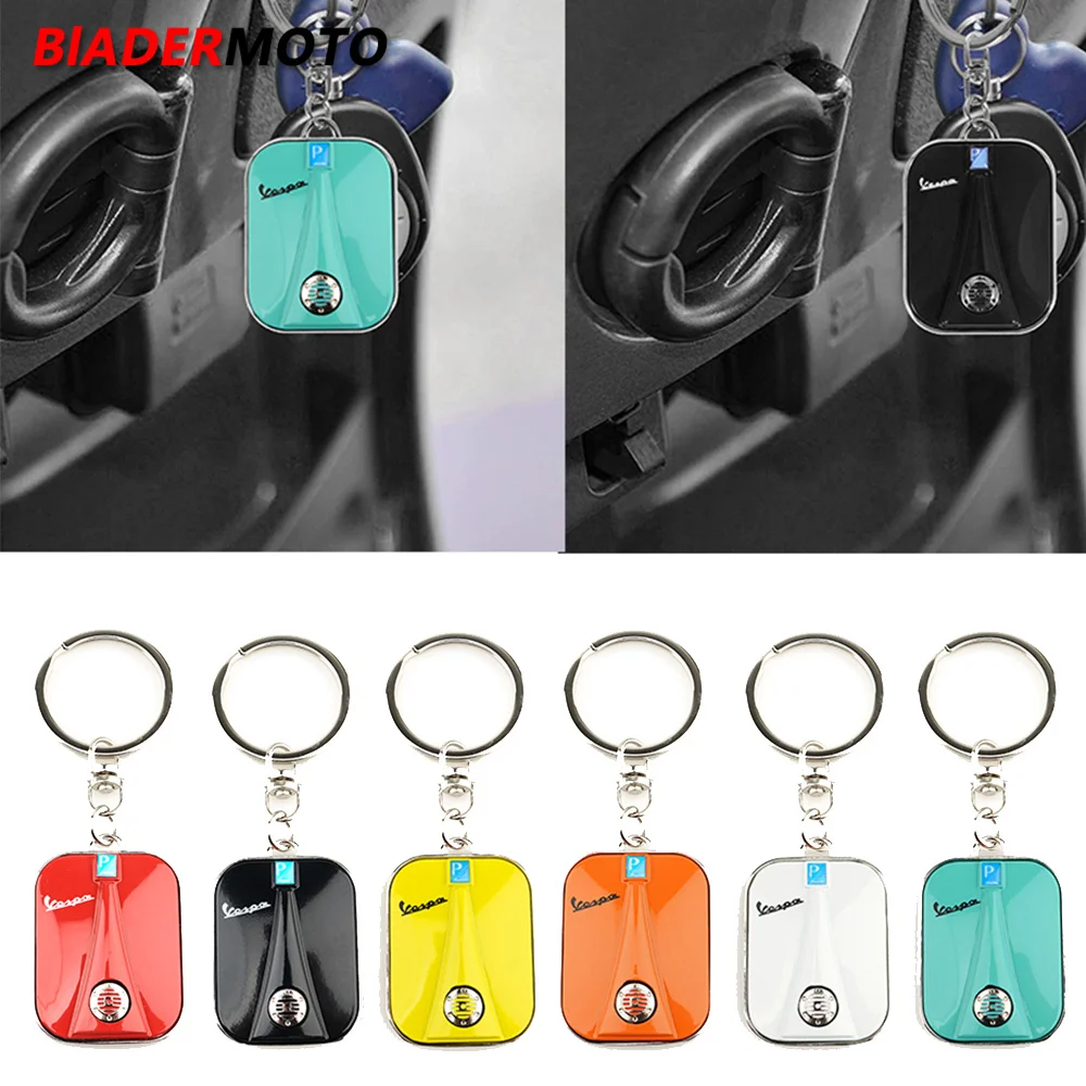 

Motorcycle Key Ring Scooter Keychain For Vespa GTS300 GTV LX PX LT Sprint Primavera 150 250 Piaggio GTS GTV LX 60 125 250 300