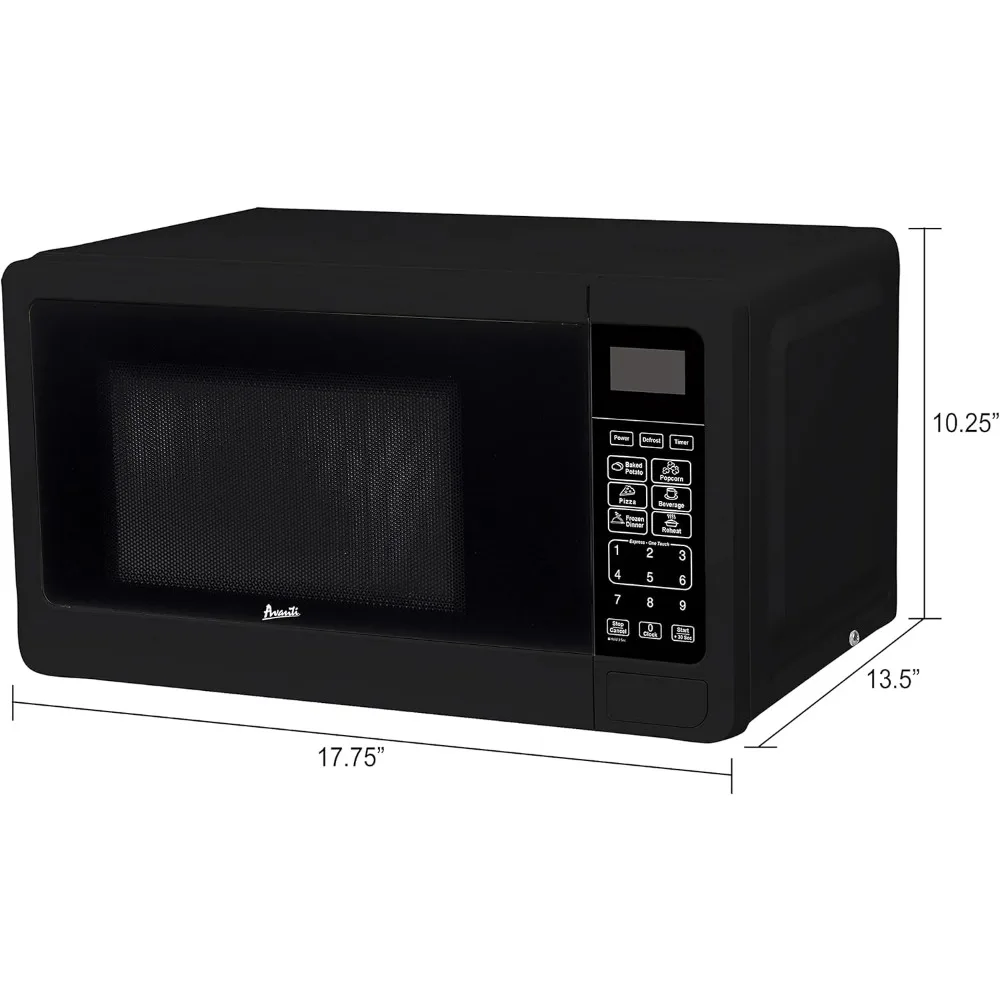 Microwave Oven 700W Compact with 6 Pre Cooking Settings, Speed Defrost, Electronic Control Panel and Glass Turntable 5