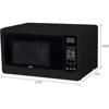 Microwave Oven 700W Compact with 6 Pre Cooking Settings, Speed Defrost, Electronic Control Panel and Glass Turntable 5