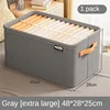 Clothes Storage Basket Thickened Steel Frame Storage Box Sundry Clothes Jean Pant Sweater Storage Bag Cabinets Drawers Organizer 2