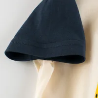 Haut en coton à manches courtes pour bébés garçons, vêtements pour tout-petits, t-shirt mignon, tenues Tshrit, mode d'été pour enfants, 2-8T 4