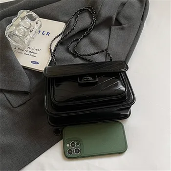 حقيبة كتف من البولي يوريثان متعددة الاستخدامات، حقيبة إبط كلاسيكية أوروبية أمريكية، حقائب كروس أنيقة بإبزيم للنساء لعمال المكاتب 4