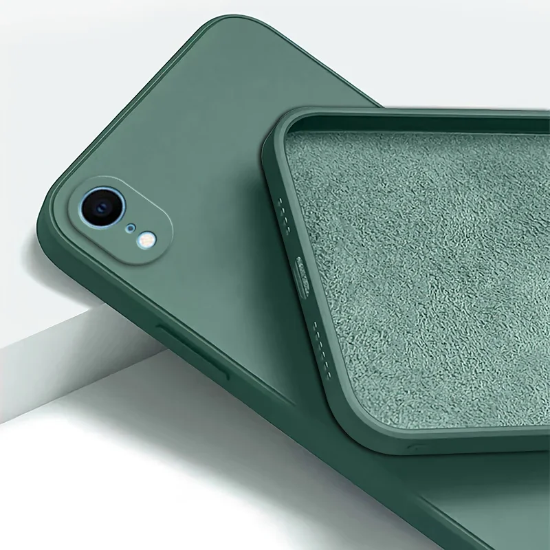 24時間限定タイムセール Square Luxury Liquid 8 7 6s 6 iPhone Apple for Case Silicone スマートフォン本体