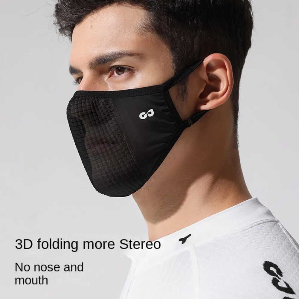 Lightweight Reusable UV Face Mask Breathable Summer Ice Silk Face Cover Washable Thin Cover Sunscreen Veil Outdoors sunscreen face mask