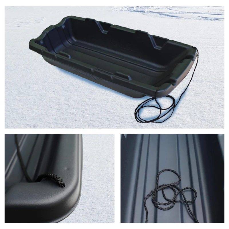 Plastic Snow Sled Multi-Purpose Utility Sled Sport Utility