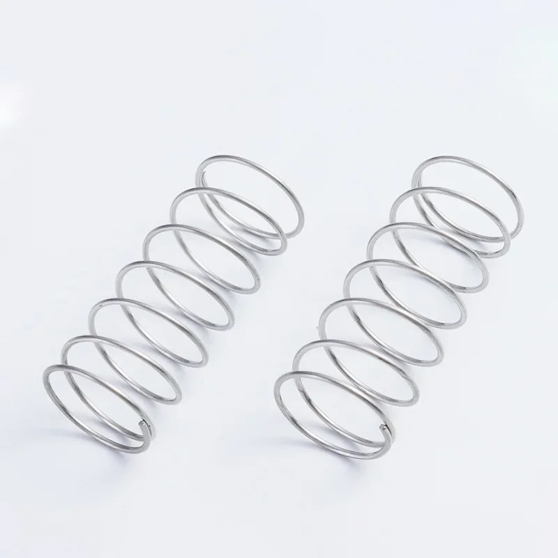 10Pcs 0.5/0.6/0.7mm 304 Stainless Steel Spiral Return Micro Small Compression Spring OD: 4/5/6/7/8/9/10/11mm Length: 5mm-50mm