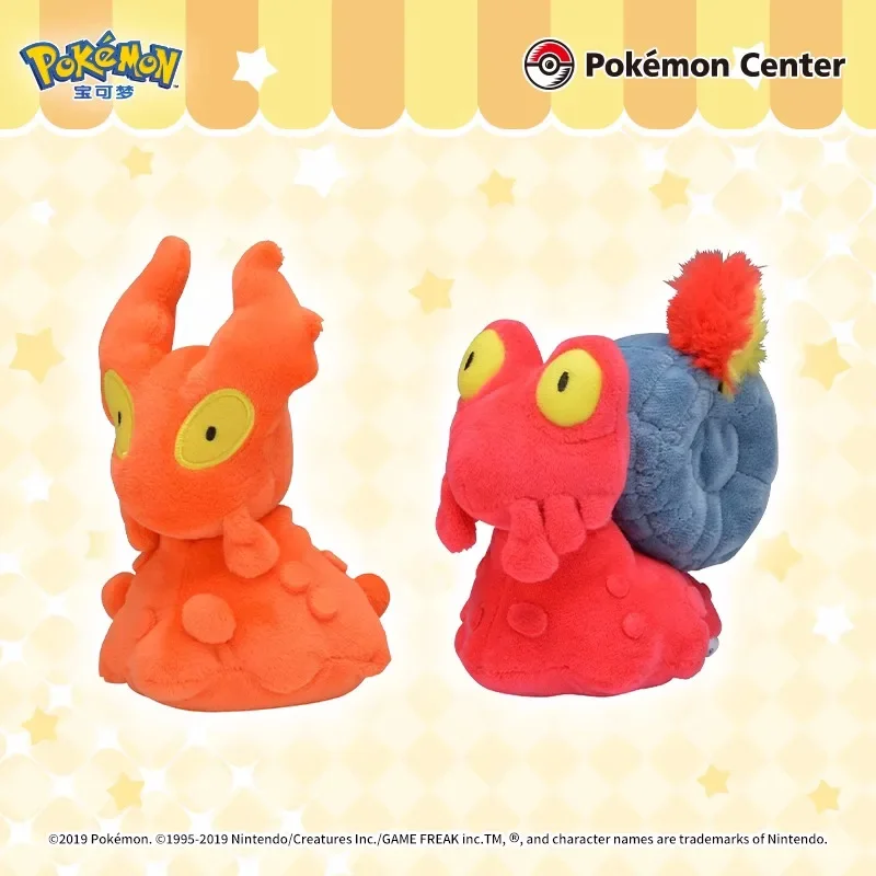 Stock Original Pok&eacute;mon Wobet Girafarig Scizor Pineco Forretress Dunsparce Snubbull Teddiursa Game Anime Figure Plush Toys