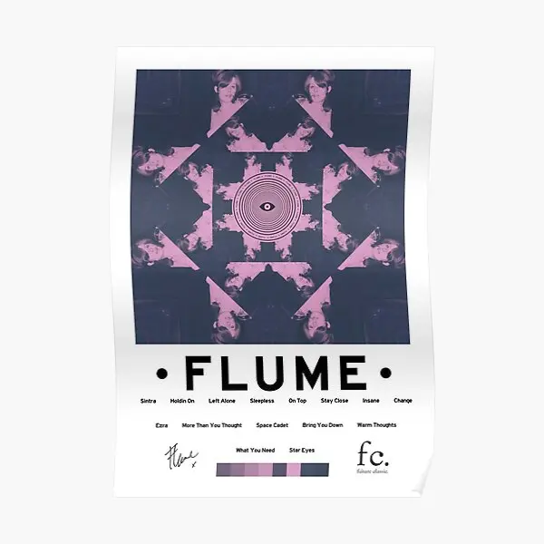 

Альбом с автотитром Flume, спортивный лист, постер, искусство, Винтажные Украшения, живопись, смешная Настенная роспись, домашняя фотография, без рамки