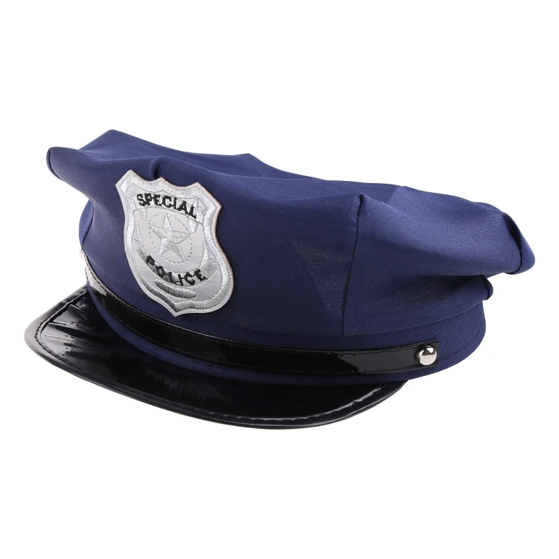 Cosplay Police Hat Halloween Costume Party Supplies Special Police Props for Halloween Festival Character Playing adult police hat