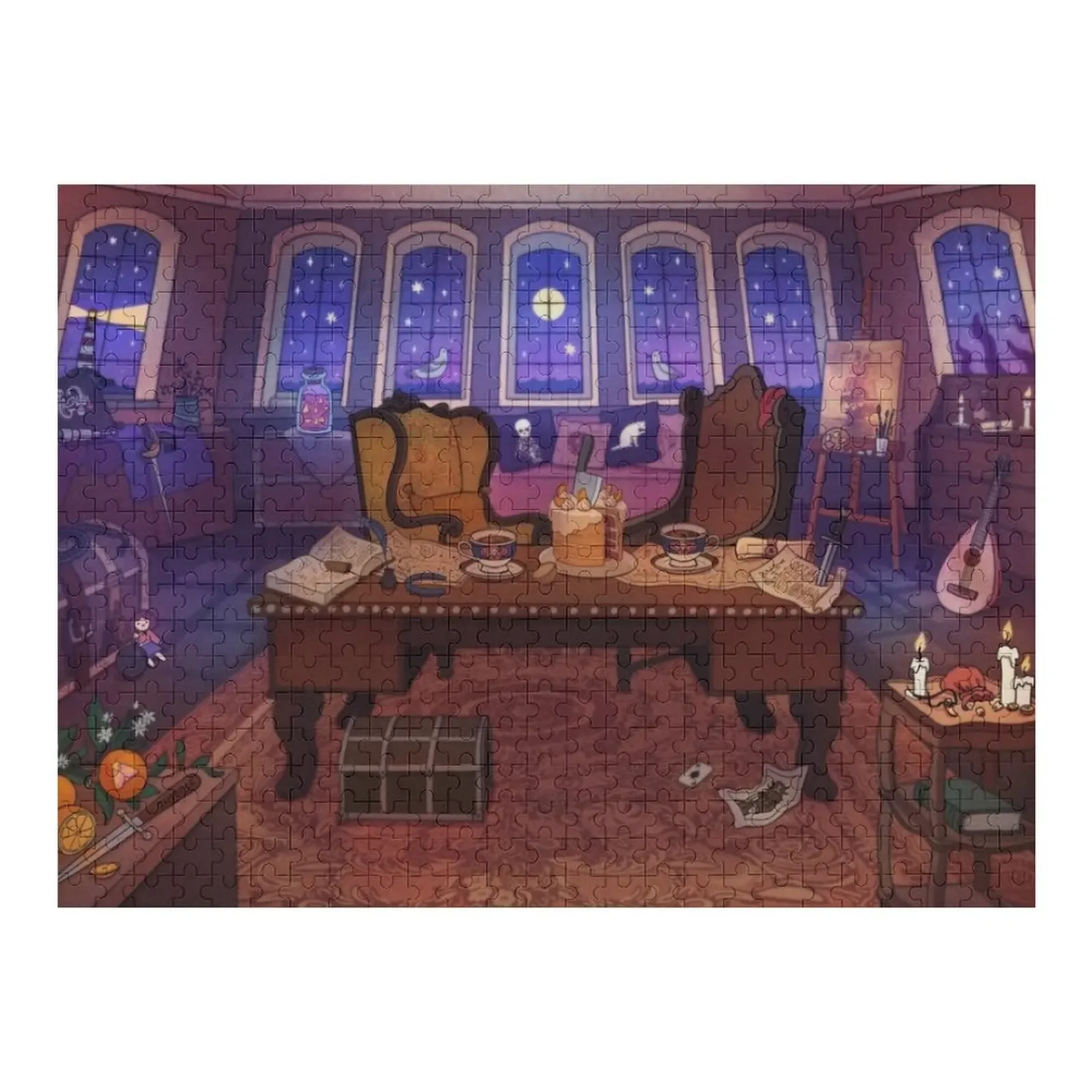

Our Flag Means Death Captains Quarters Jigsaw Puzzle Jigsaw For Kids Customizable Gift Children Puzzle