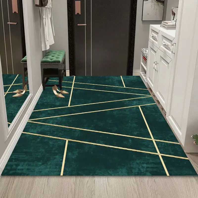 HighendLuxuryBalconyEntryCarpetGreenLivingRoomSofaCarpets