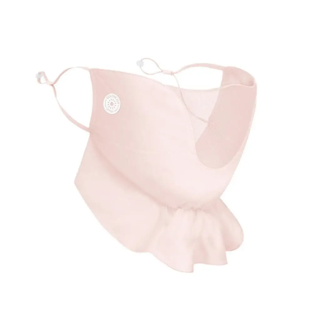 Breathable Ice Silk Sunscreen Face Mask Outdoor Sports Anti-uv Face Mask Head Scarf with Adjustable Buckle Driving Riding Mask 4