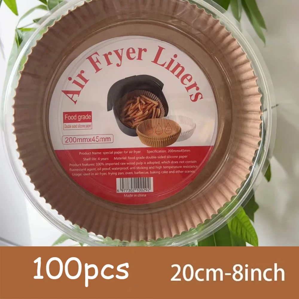 Disposable Non-Stick Oil-Proof Baking Paper Trays for Air Fryers and Ovens (50/100 PCS)