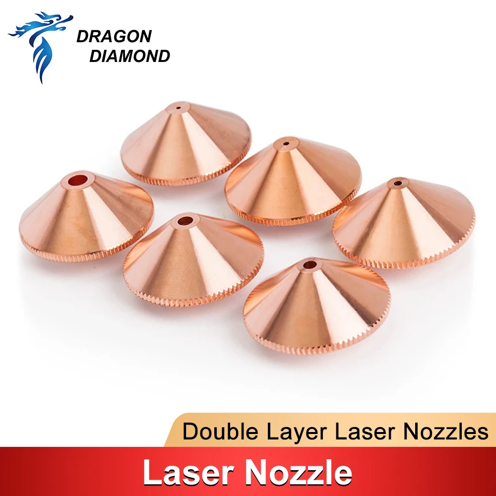 

Laser Cutting Nozzle Single Double Layer Dia.32mm For Precitec WSX Raytools CNC Fiber Laser Head Nozzle Cutting Welding Machine