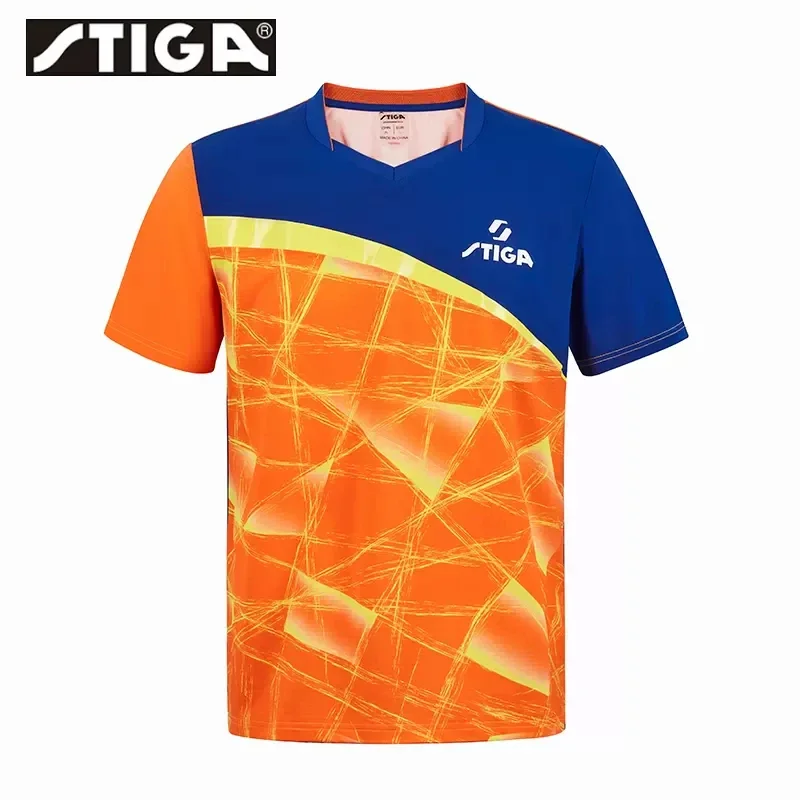 Stiga table tennis T-shirt new men women sport short sleeve tennis sportswear CA-95