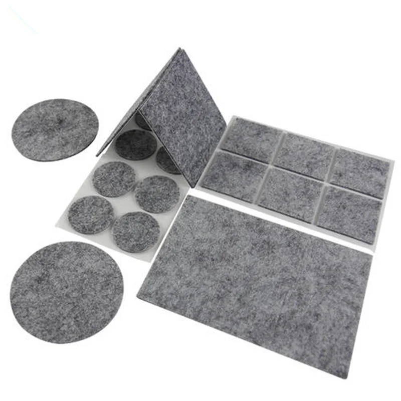 Gray Black Color Self-adhesive Felt Fabric Sticky Felt Cloth for Background Decoration Sound Insulation 20cm/30cm/50cm*100cm images - 6