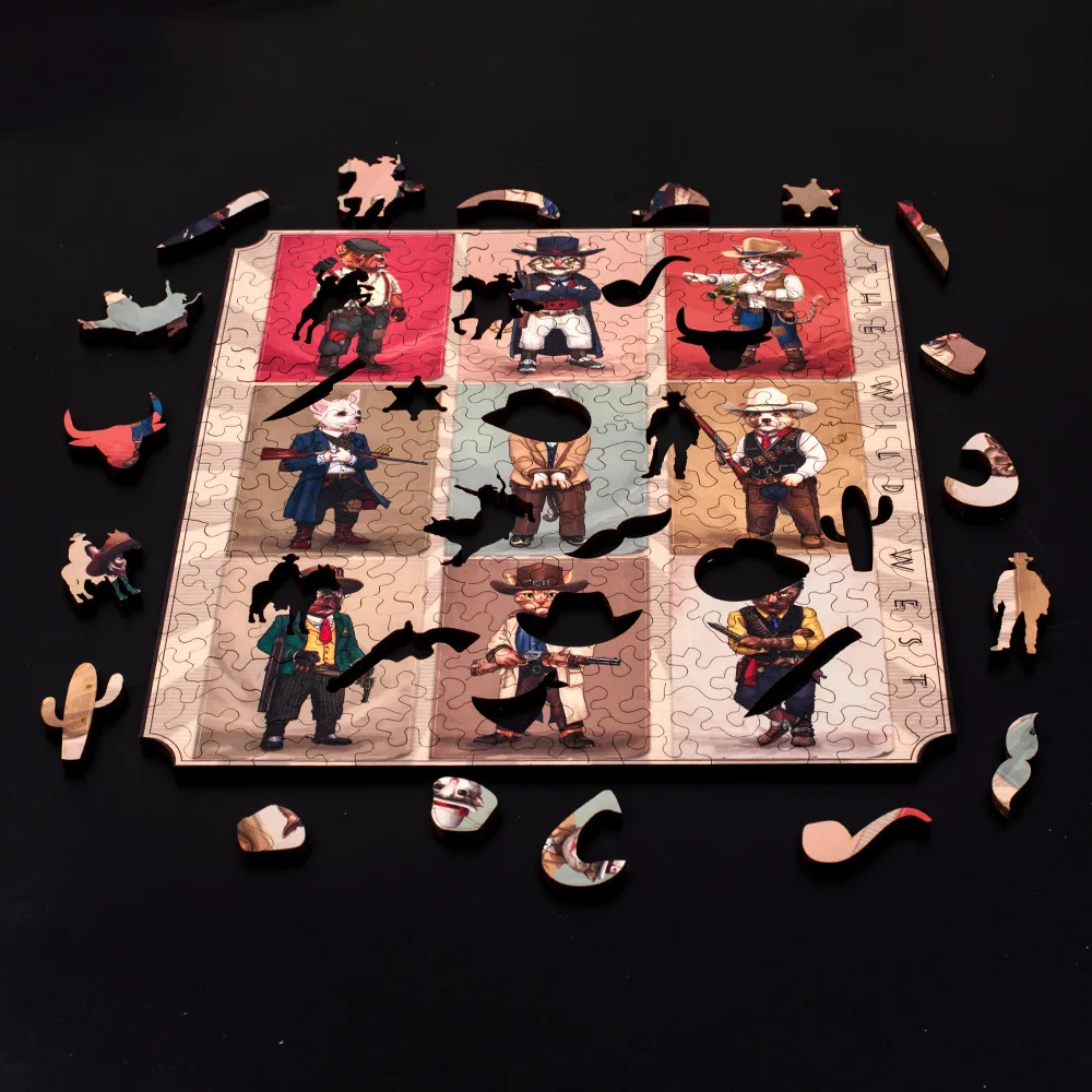 "Nine Grids West" puzzlewish quality guaranteed puzzle cross-border hot sale